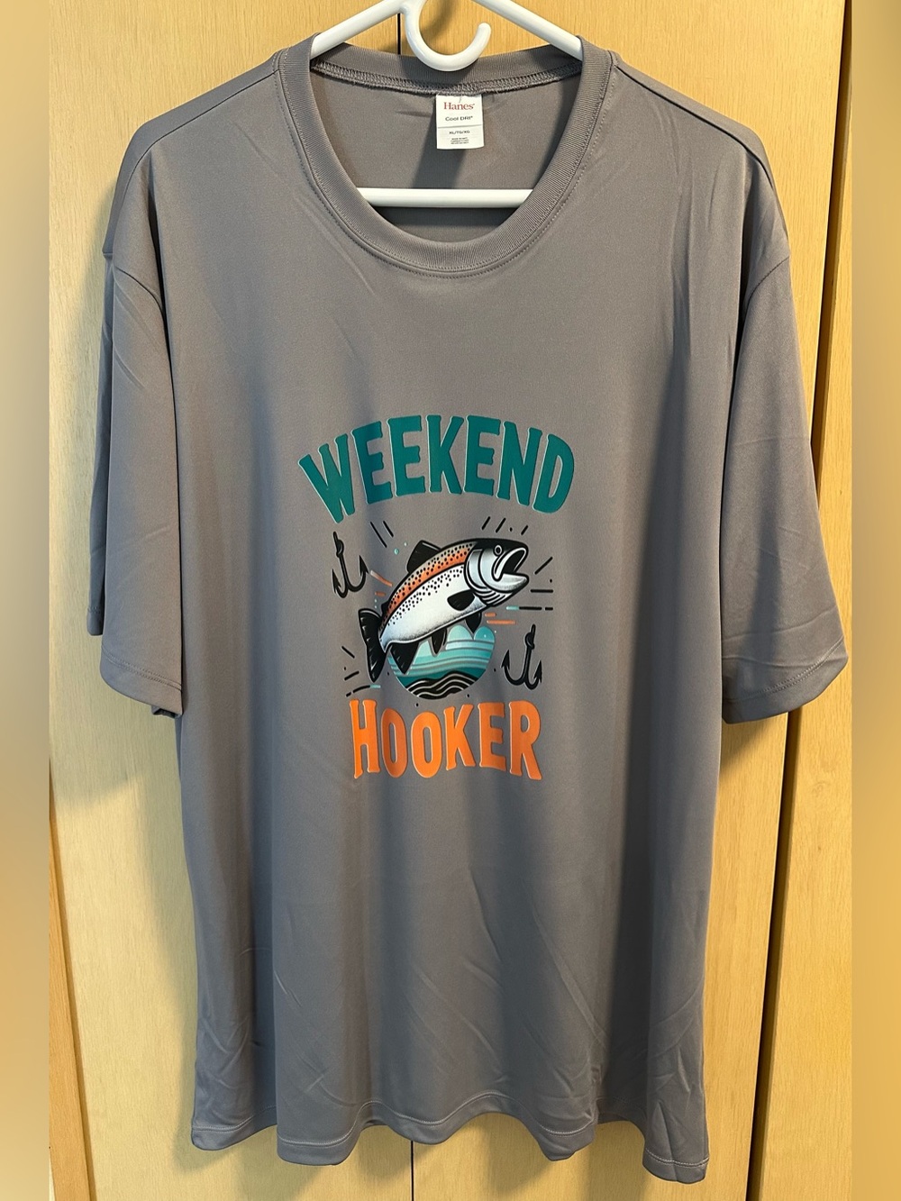 Fishing Graphic Cool-Dri T-Shirt - NIP